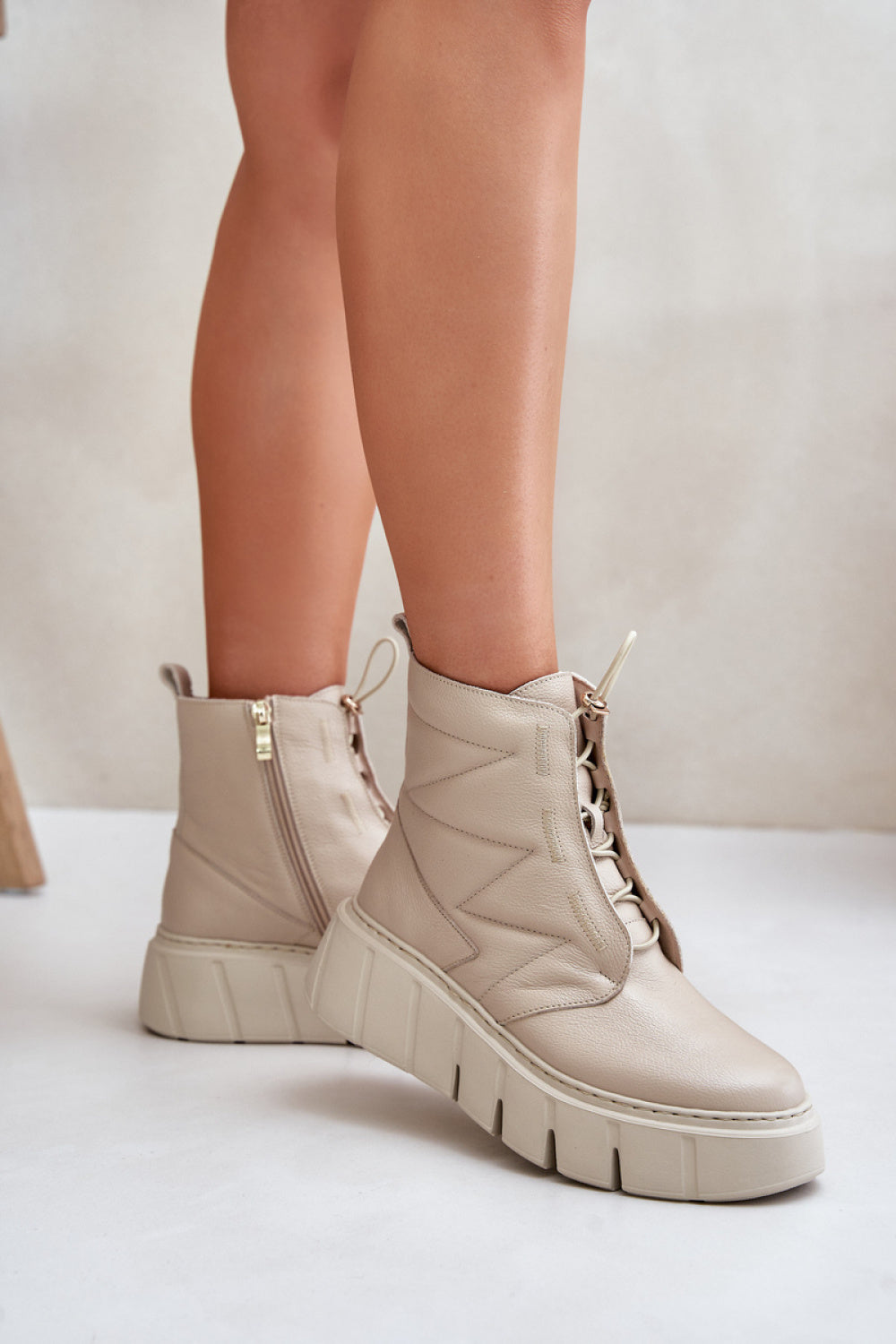 Bottes femme Step in style À Plateforme À — beige