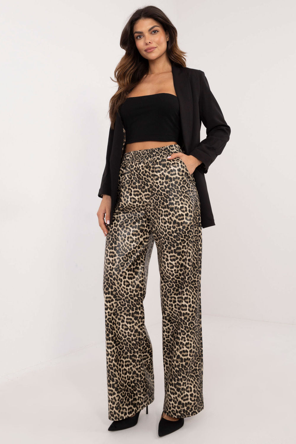 Chaussures à talons femme Lakerta Pantalon Pantalon — beige