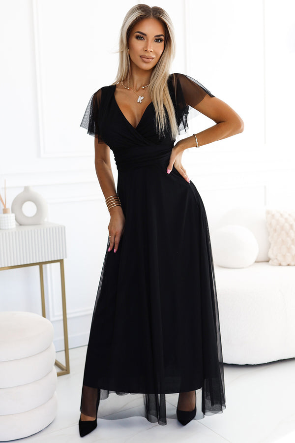 Robe femme Numoco Longue Longue — noir