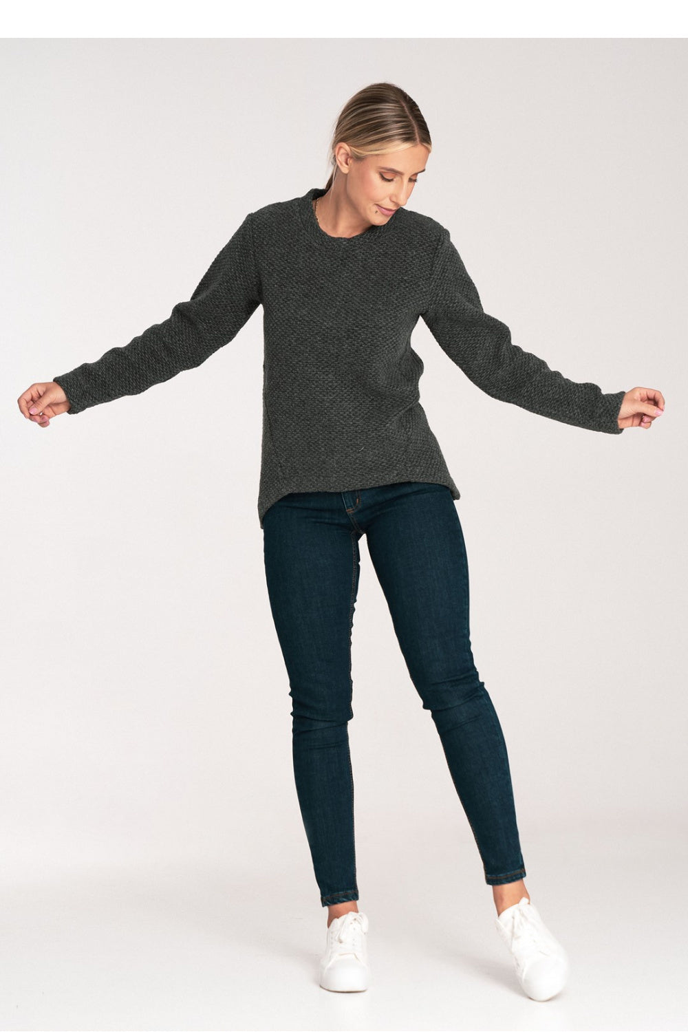 Pull femme Figl Chandail Chandail — gris