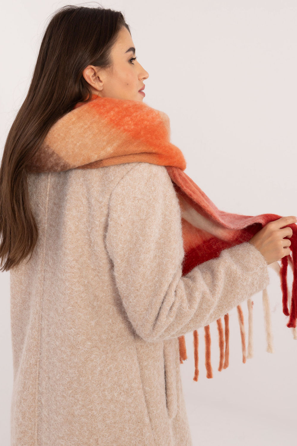 Châle femme AT — rouge
