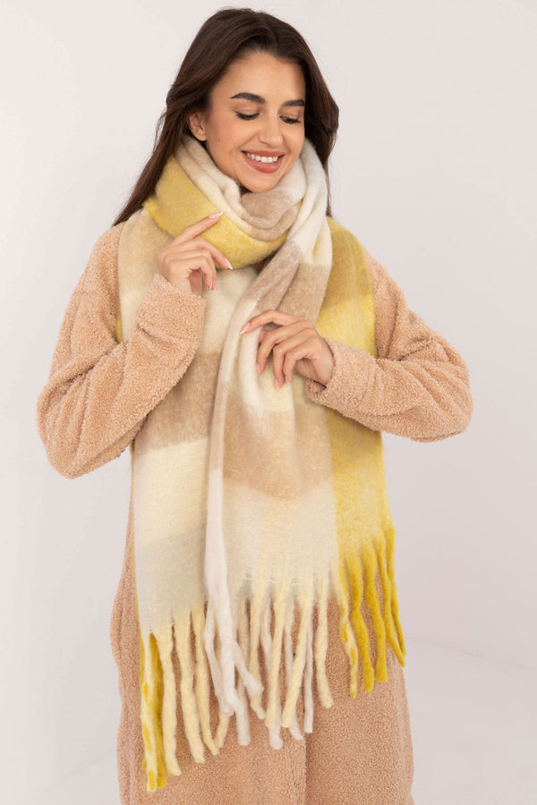 Châle femme AT — jaune