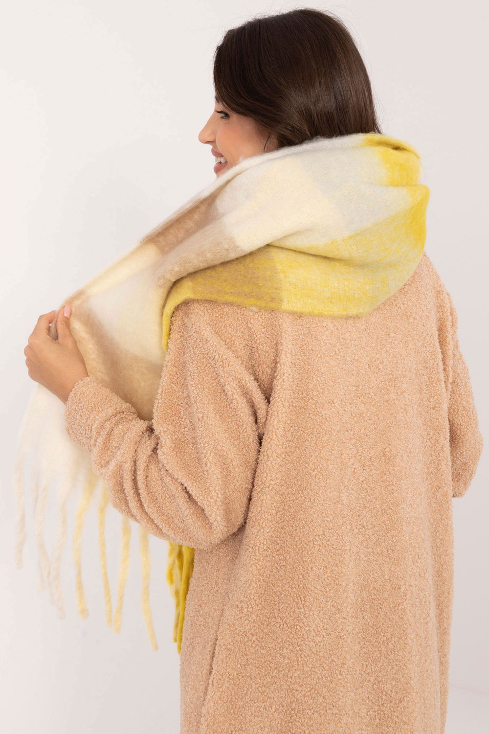 Châle femme AT — jaune