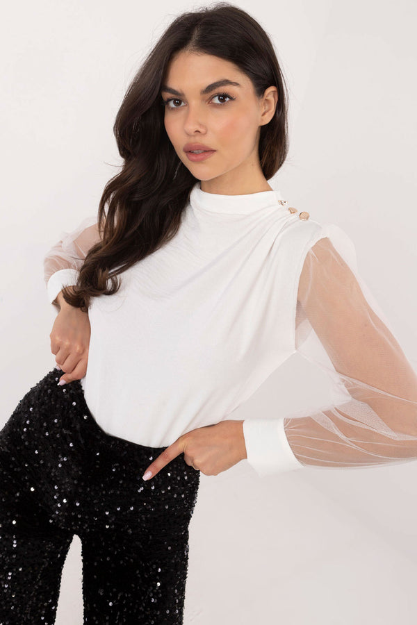 Blouse femme Italy Moda Chemisier Chemisier — blanc