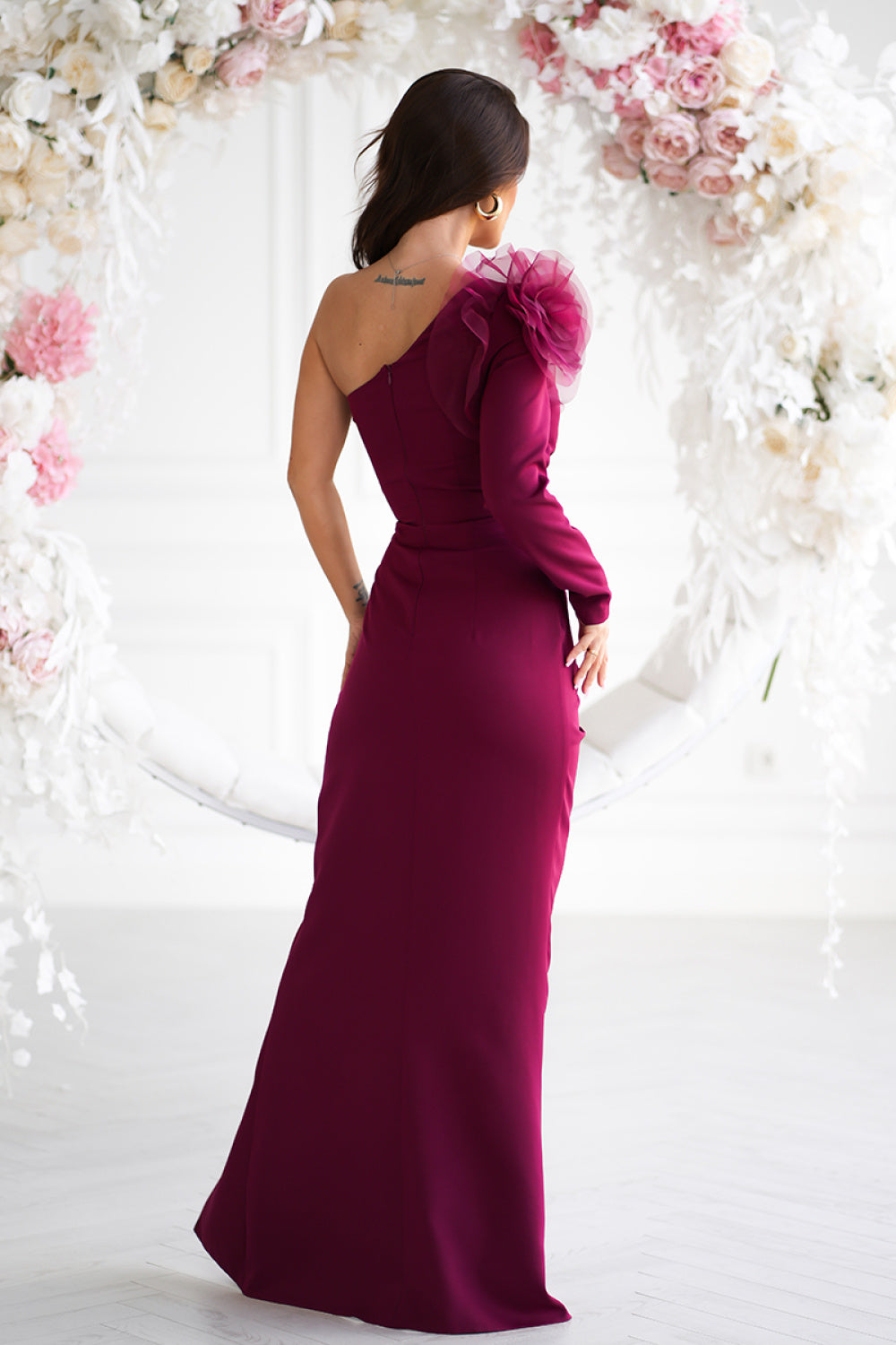 Robe femme Bicotone Longue Longue — rouge