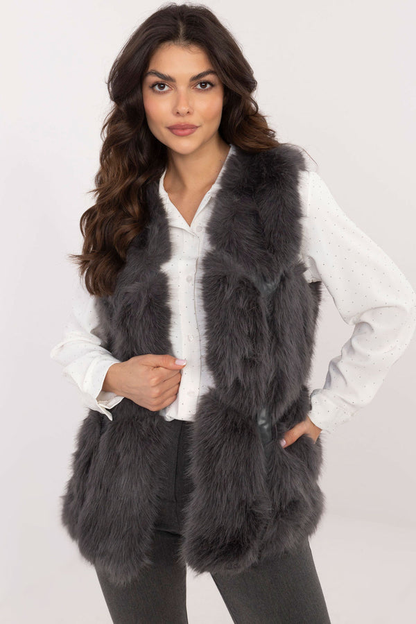 Gilet femme AT — gris