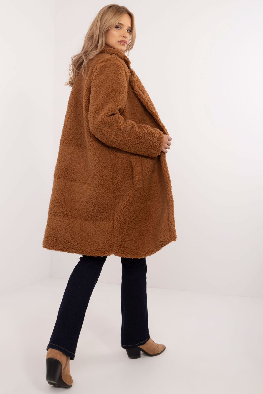 Manteau femme Italy Moda — brun