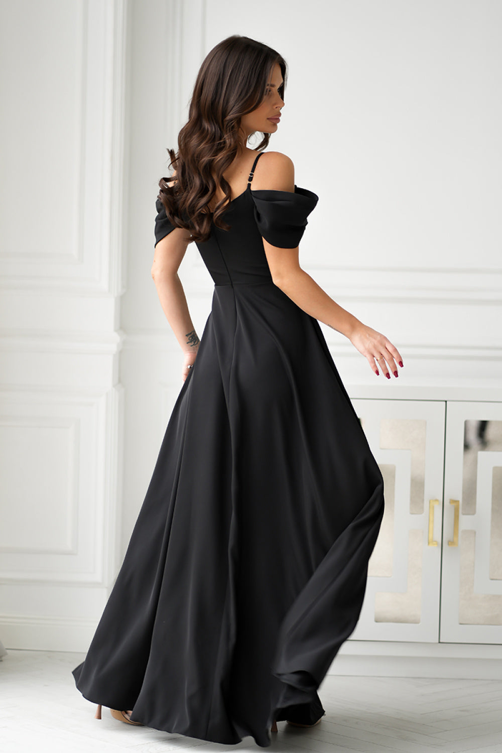 Robe femme Bicotone Longue Longue — noir