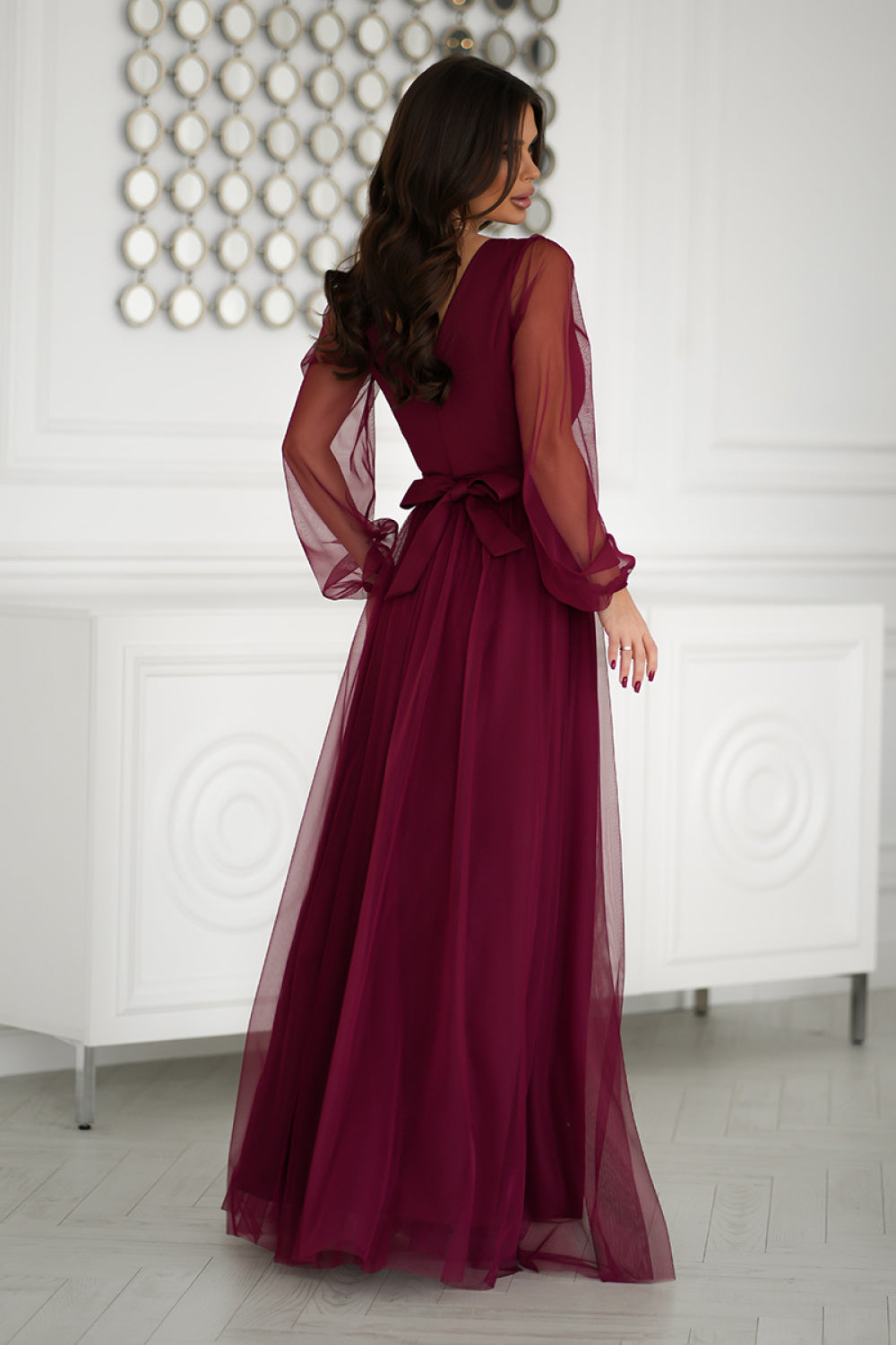 Robe femme Bicotone Longue Longue — rouge
