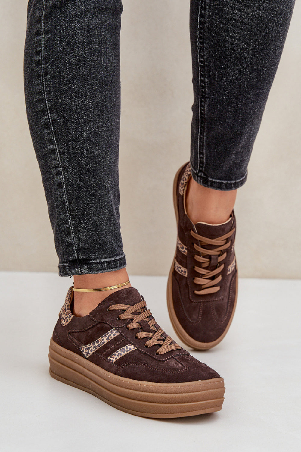 Chaussures de sport femme Step in style — brun