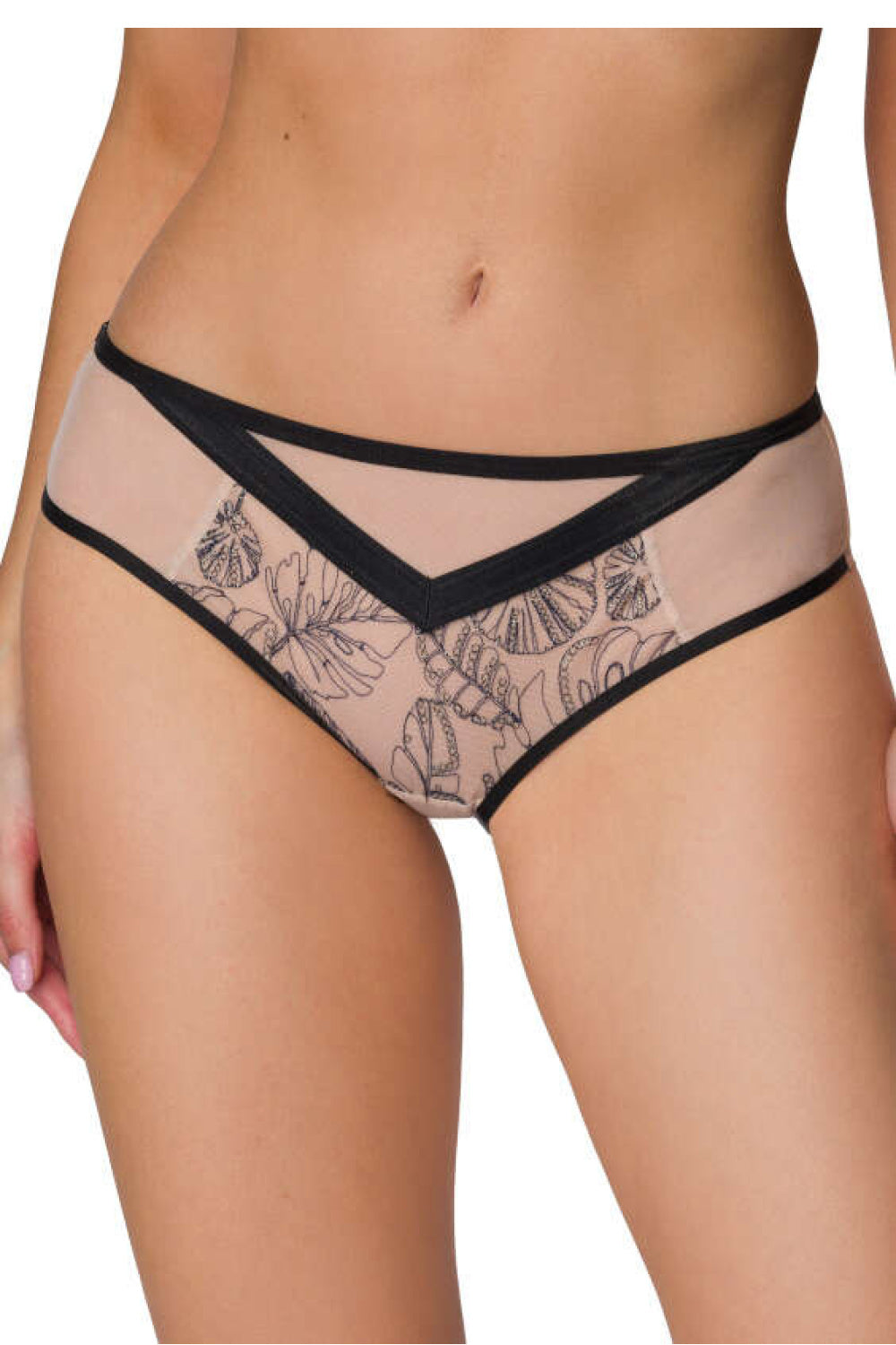 String femme Mat Strings Strings — beige