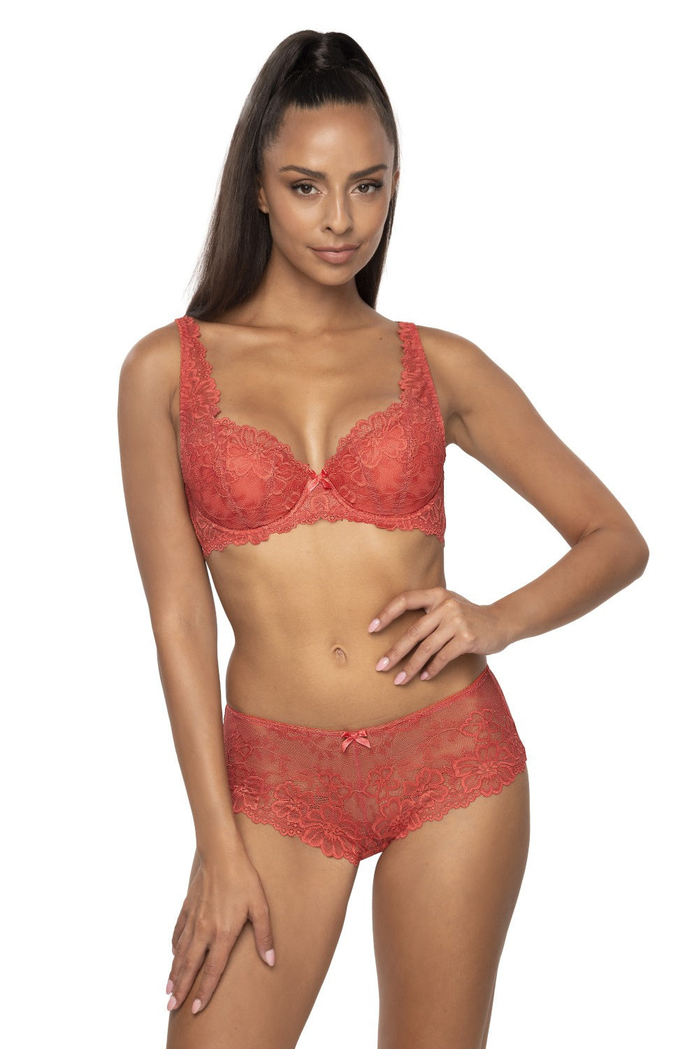 Soutien-gorge push-up femme Mat — orange