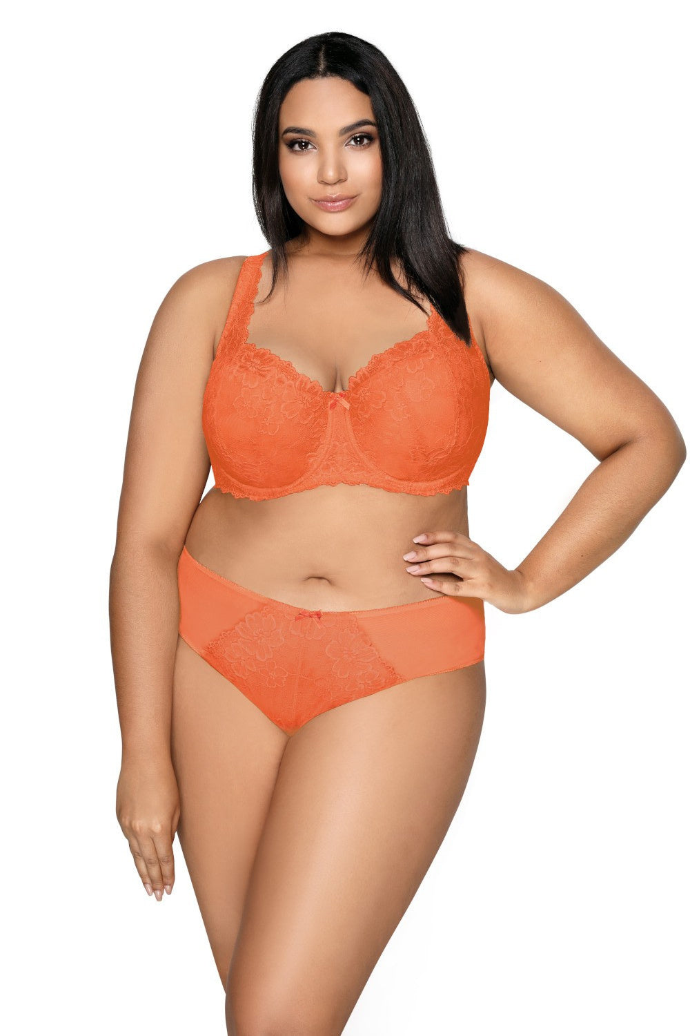 Soutien-gorge push-up femme Mat — orange