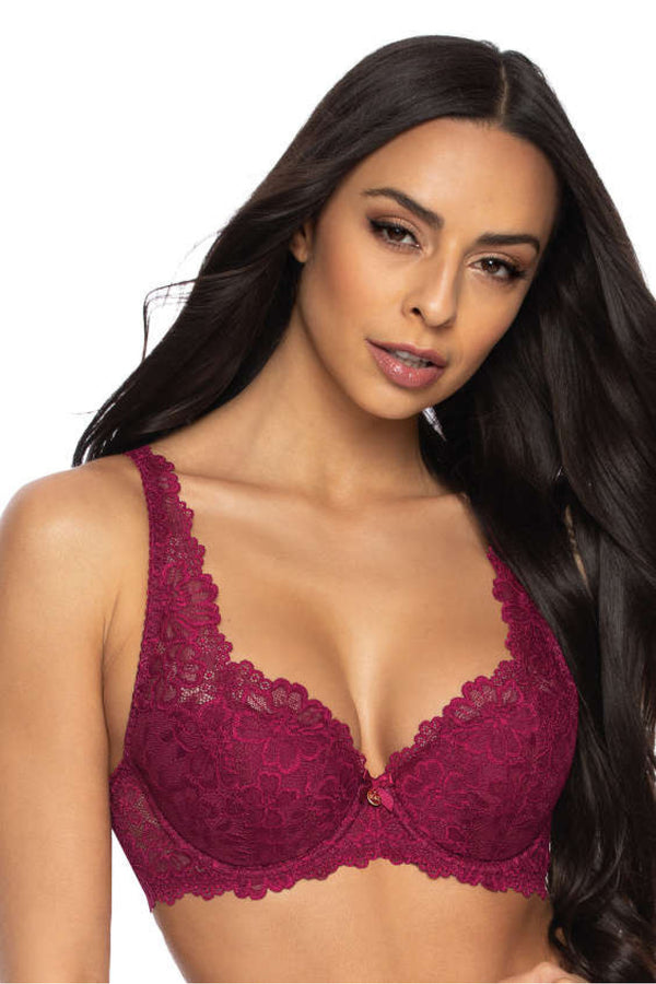 Soutien-gorge push-up femme Mat — rouge