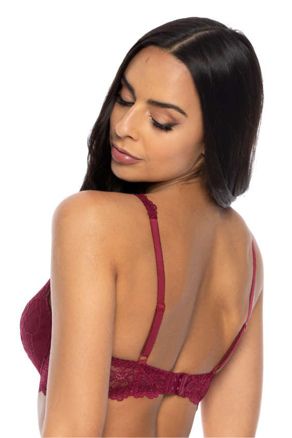 Soutien-gorge push-up femme Mat — rouge