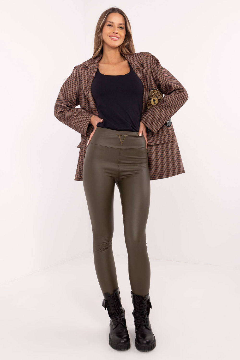 Chaussures à talons femme NM Leggings Longues Leggings — vert