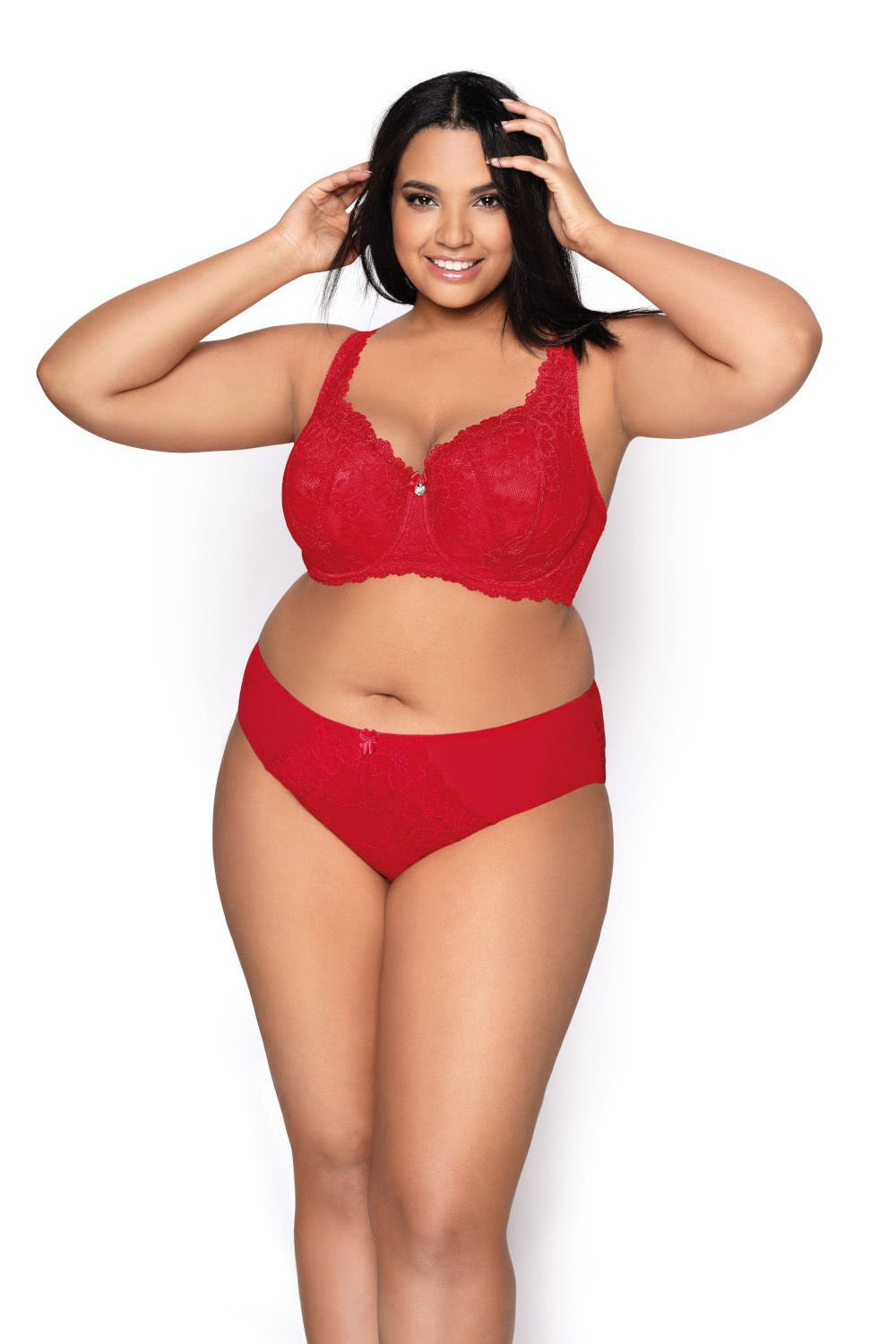 Soutien-gorge push-up femme Mat — rouge