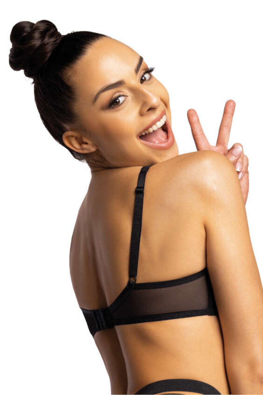 Soutien-gorge semi-soft femme Mat Soft Soft — noir