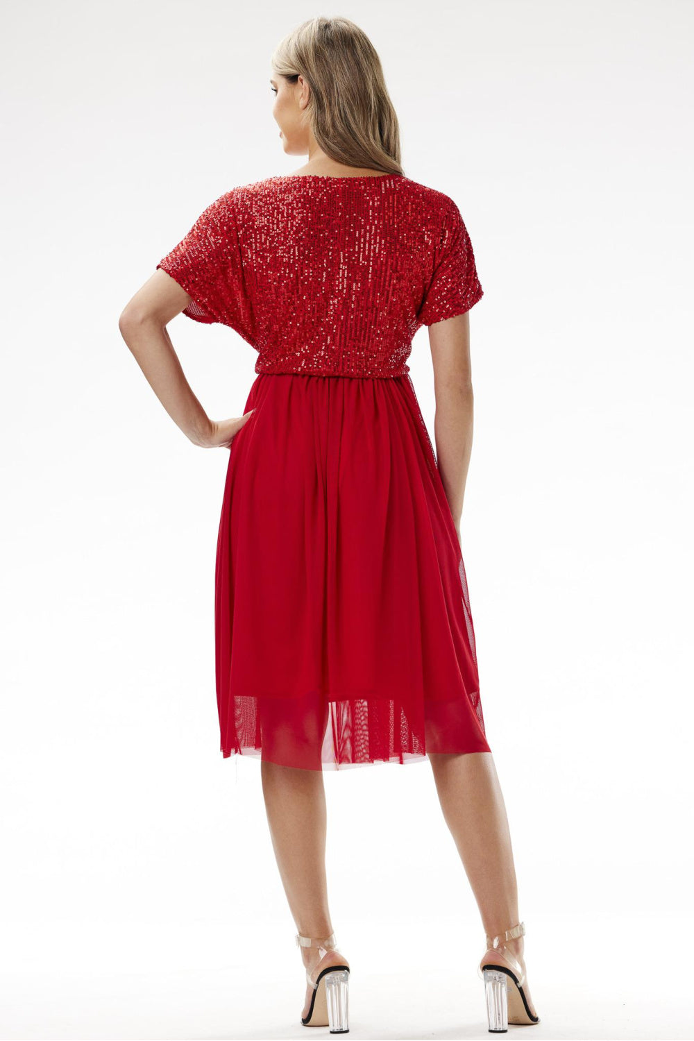 Robe femme awama De Soirée De — rouge