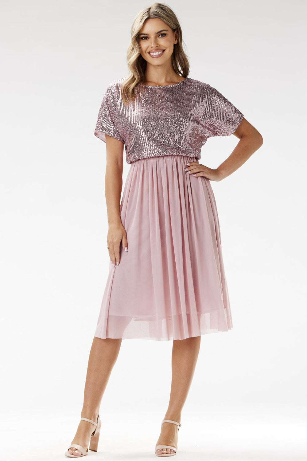 Robe femme awama De Soirée De — rosé