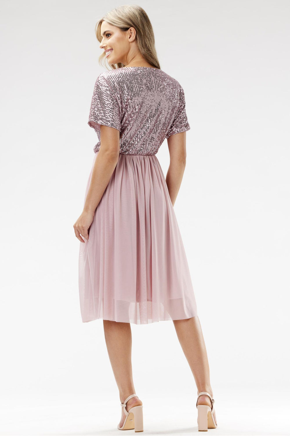 Robe femme awama De Soirée De — rosé