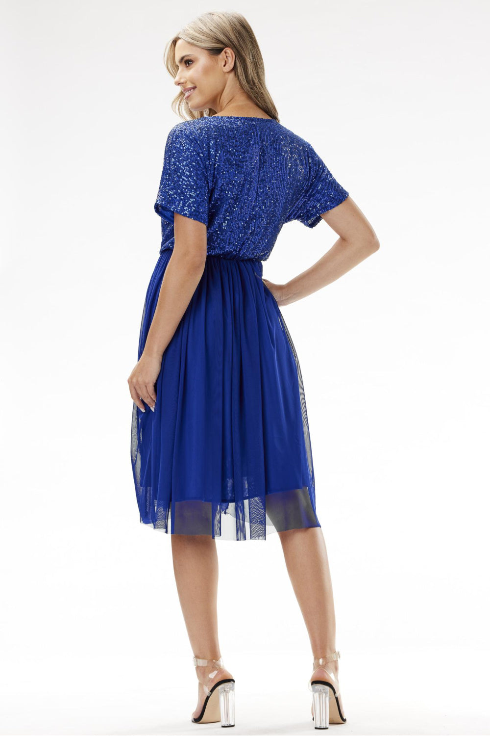 Robe femme awama De Soirée De — bleu