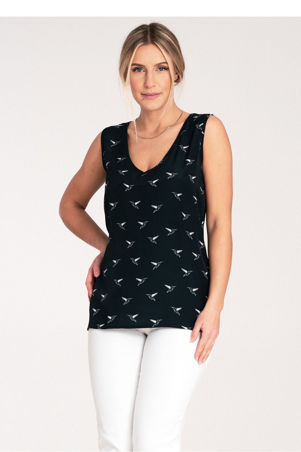 Blouse femme Figl Chemisier Chemisier — bleu marine