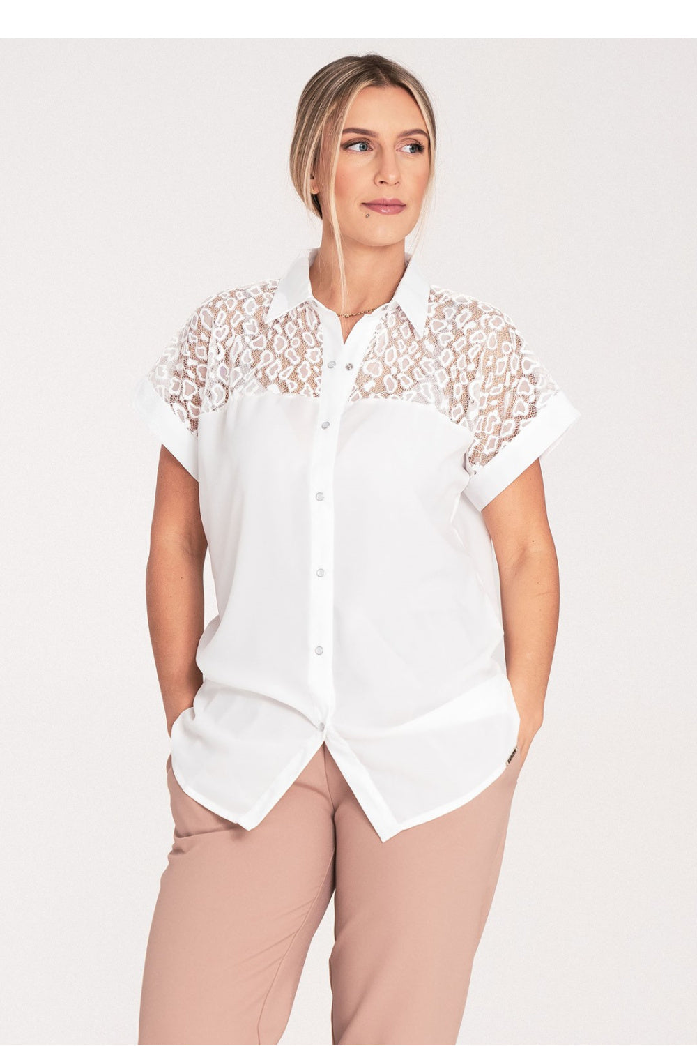 Blouse femme Figl — beige