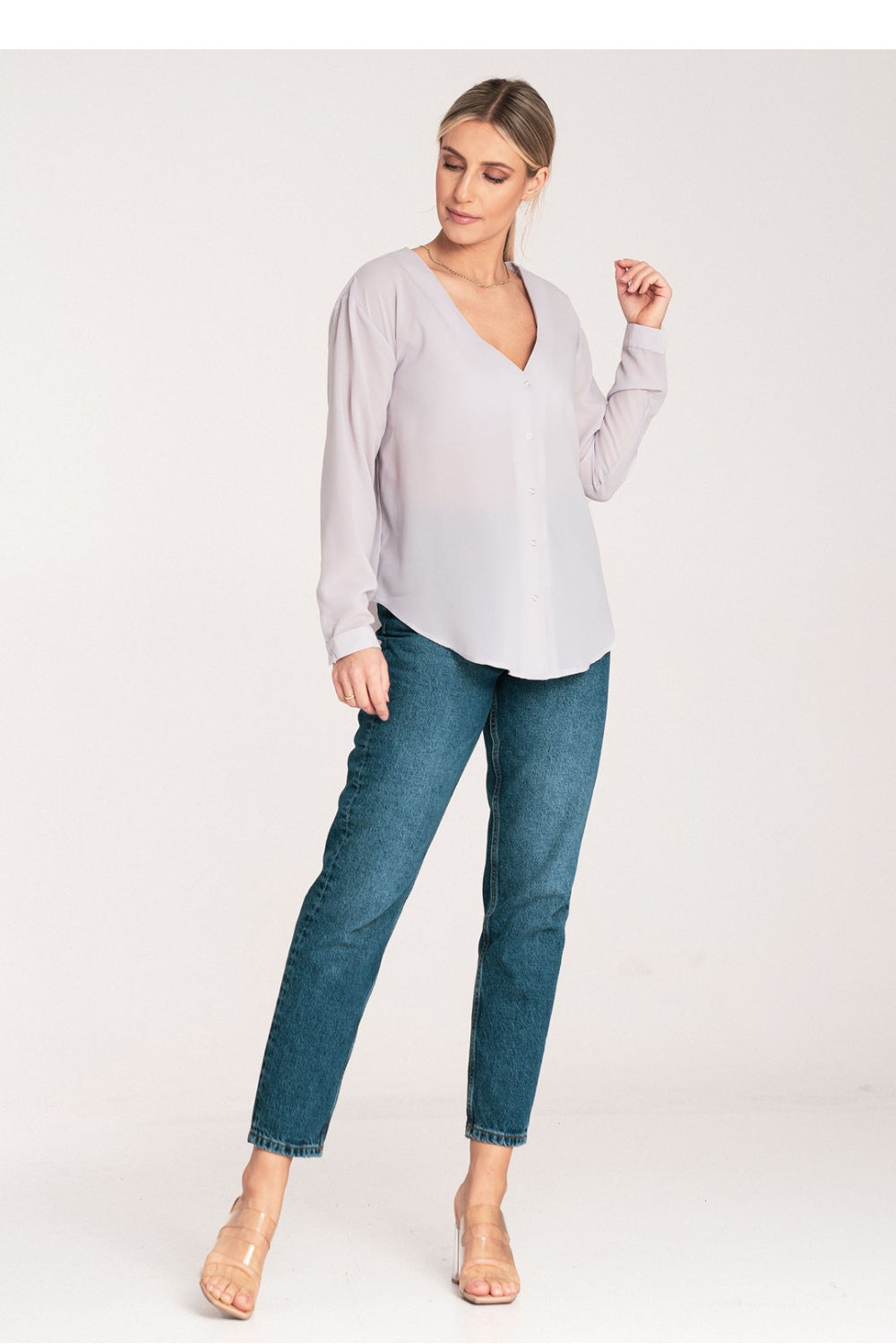 Blouse femme Figl — gris