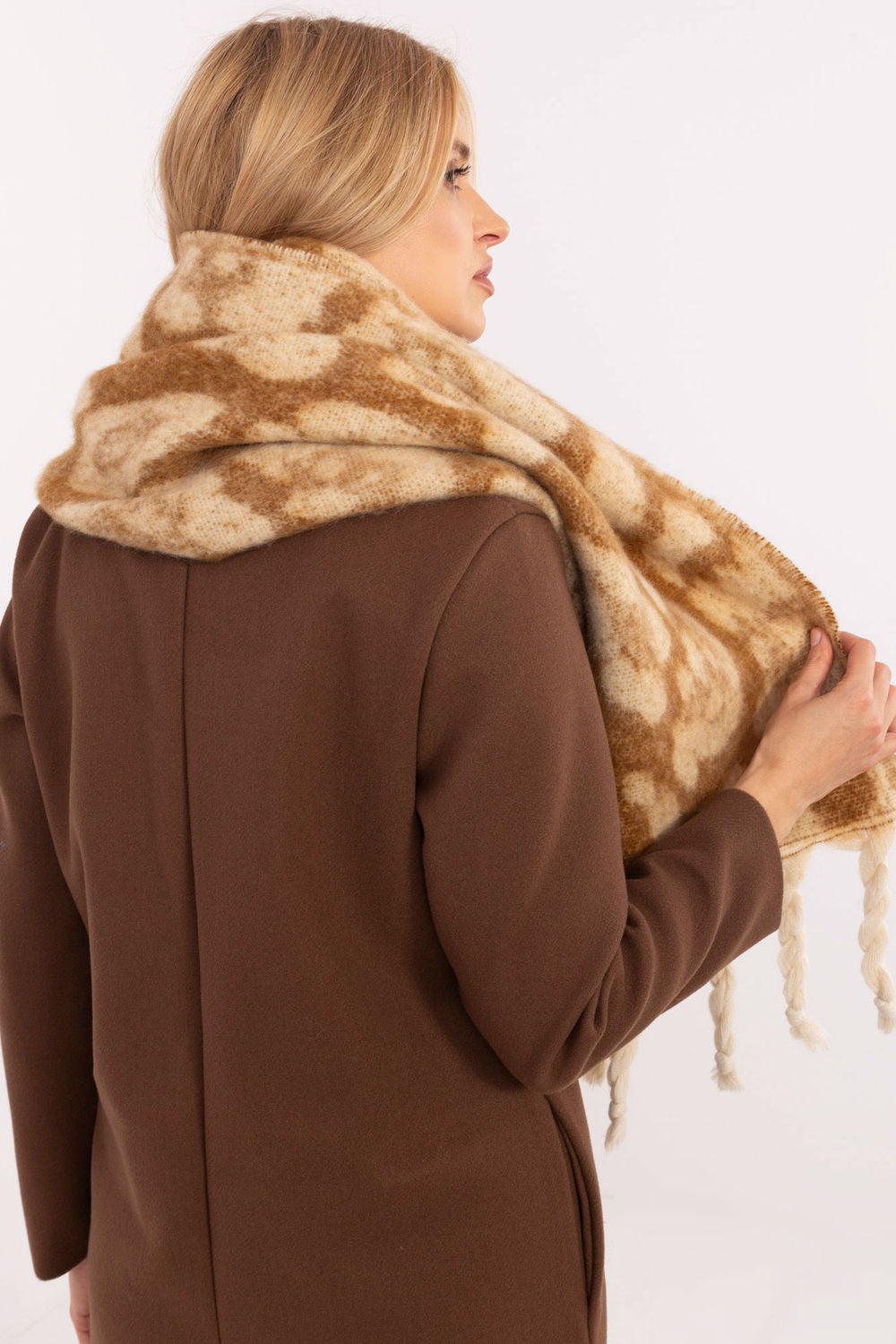 Châle femme AT — beige