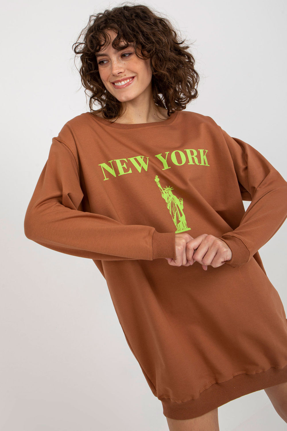 T-shirt femme Factory Price Sweatshirt Sweatshirt — vert