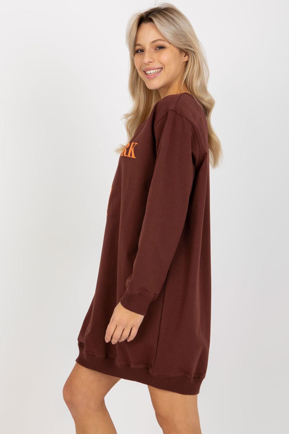 T-shirt femme Factory Price Sweatshirt Sweatshirt — brun