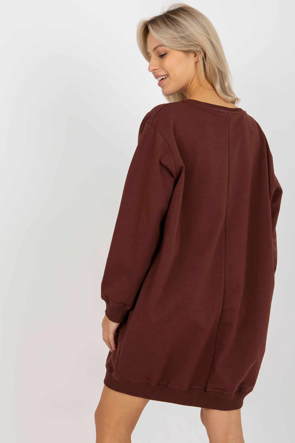 T-shirt femme Factory Price Sweatshirt Sweatshirt — brun