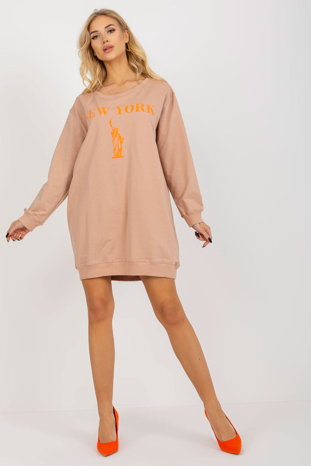 T-shirt femme Factory Price Sweatshirt Sweatshirt — beige