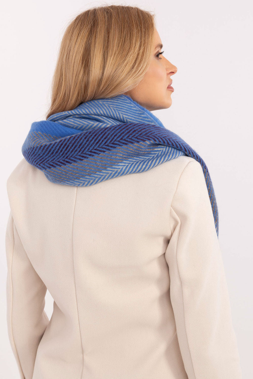 Châle femme AT — bleu