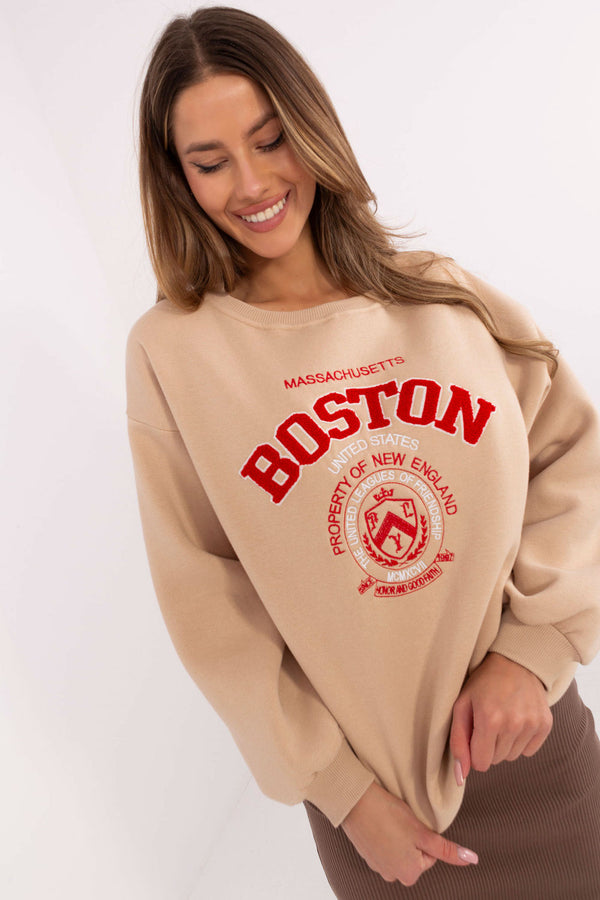 T-shirt femme Factory Price Sweatshirt Sweatshirt — beige