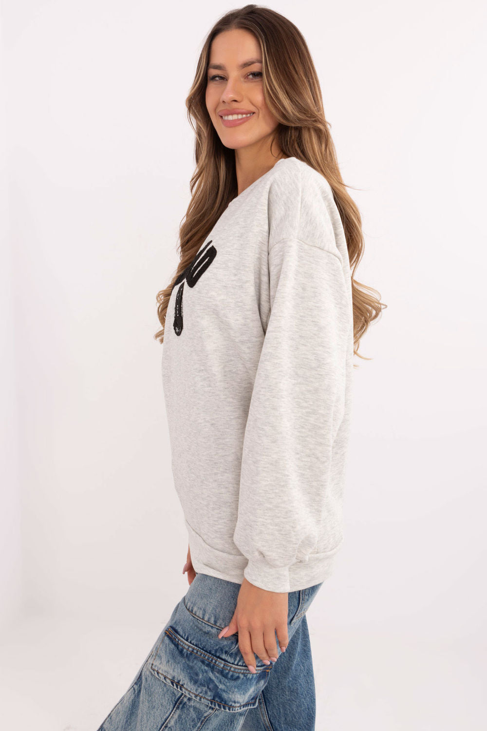 T-shirt femme Factory Price Sweatshirt Sweatshirt — gris