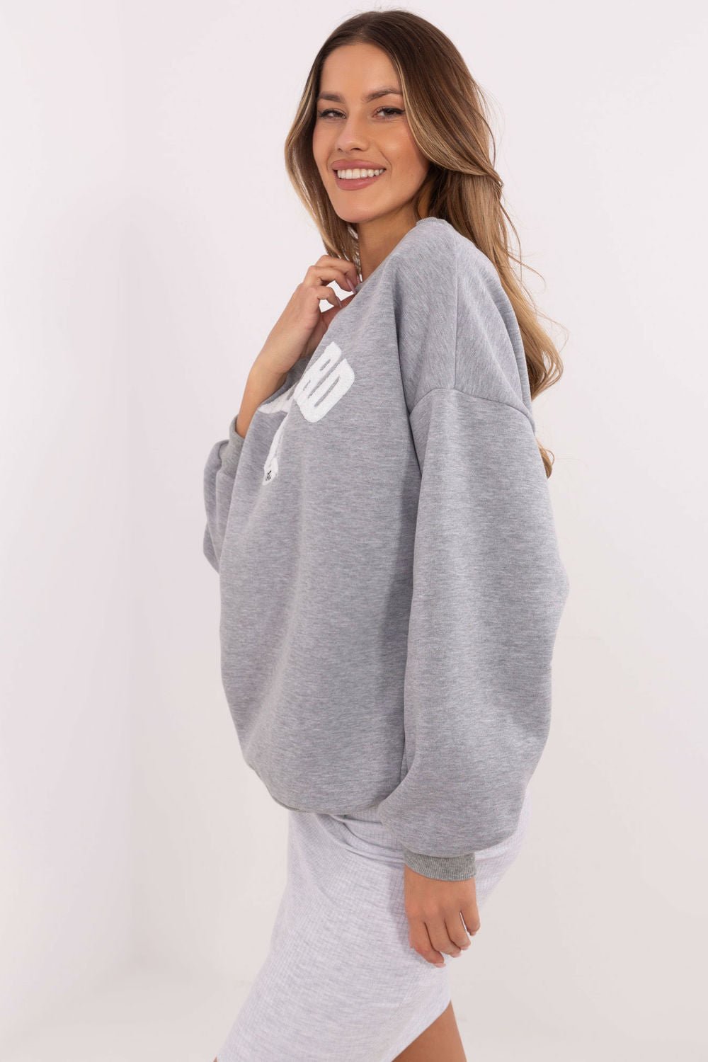 T-shirt femme Factory Price Sweatshirt Sweatshirt — gris