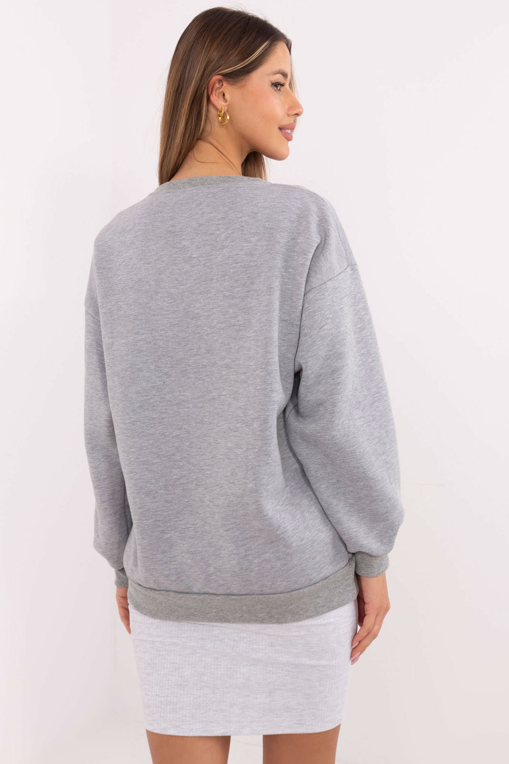 T-shirt femme Factory Price Sweatshirt Sweatshirt — gris
