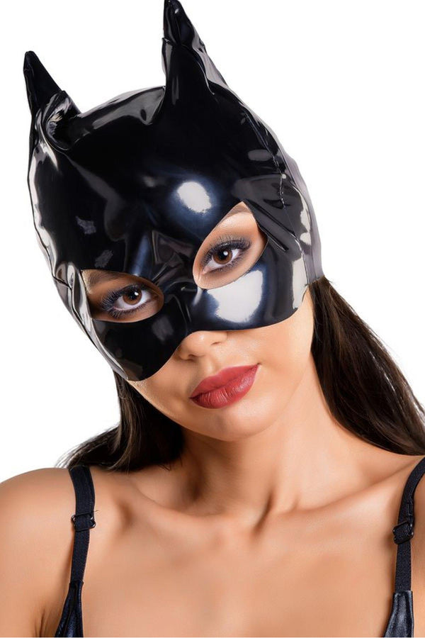 Masque femme Glossy — noir