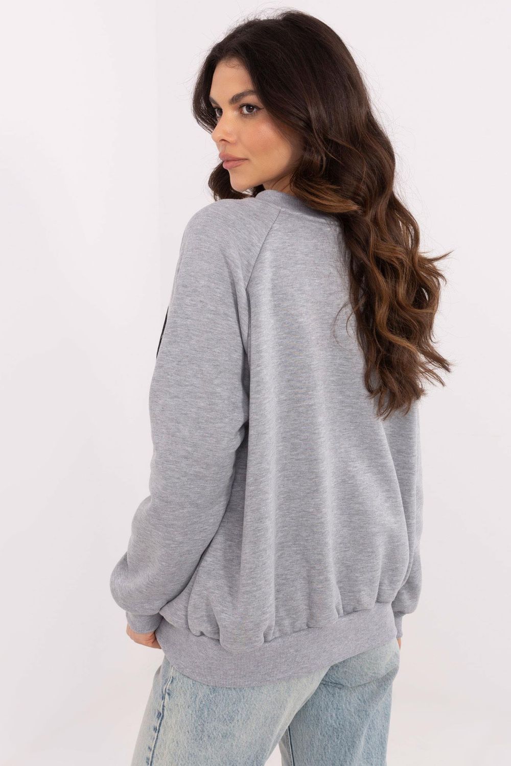 T-shirt femme Factory Price Sweatshirt Sweatshirt — gris