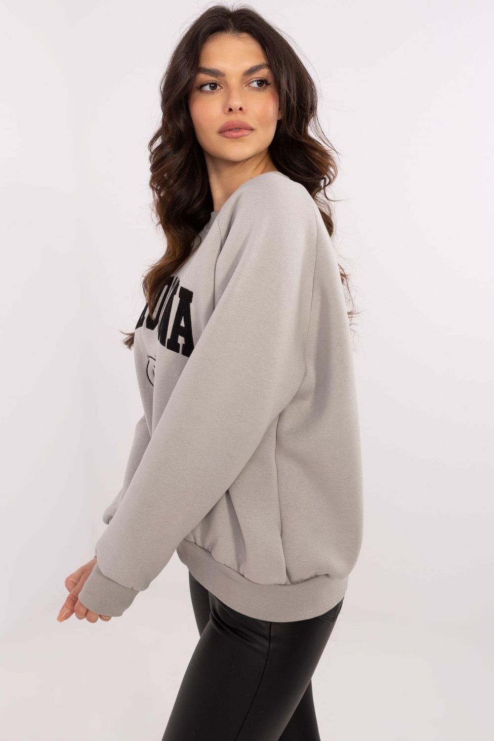 T-shirt femme Factory Price Sweatshirt Sweatshirt — gris