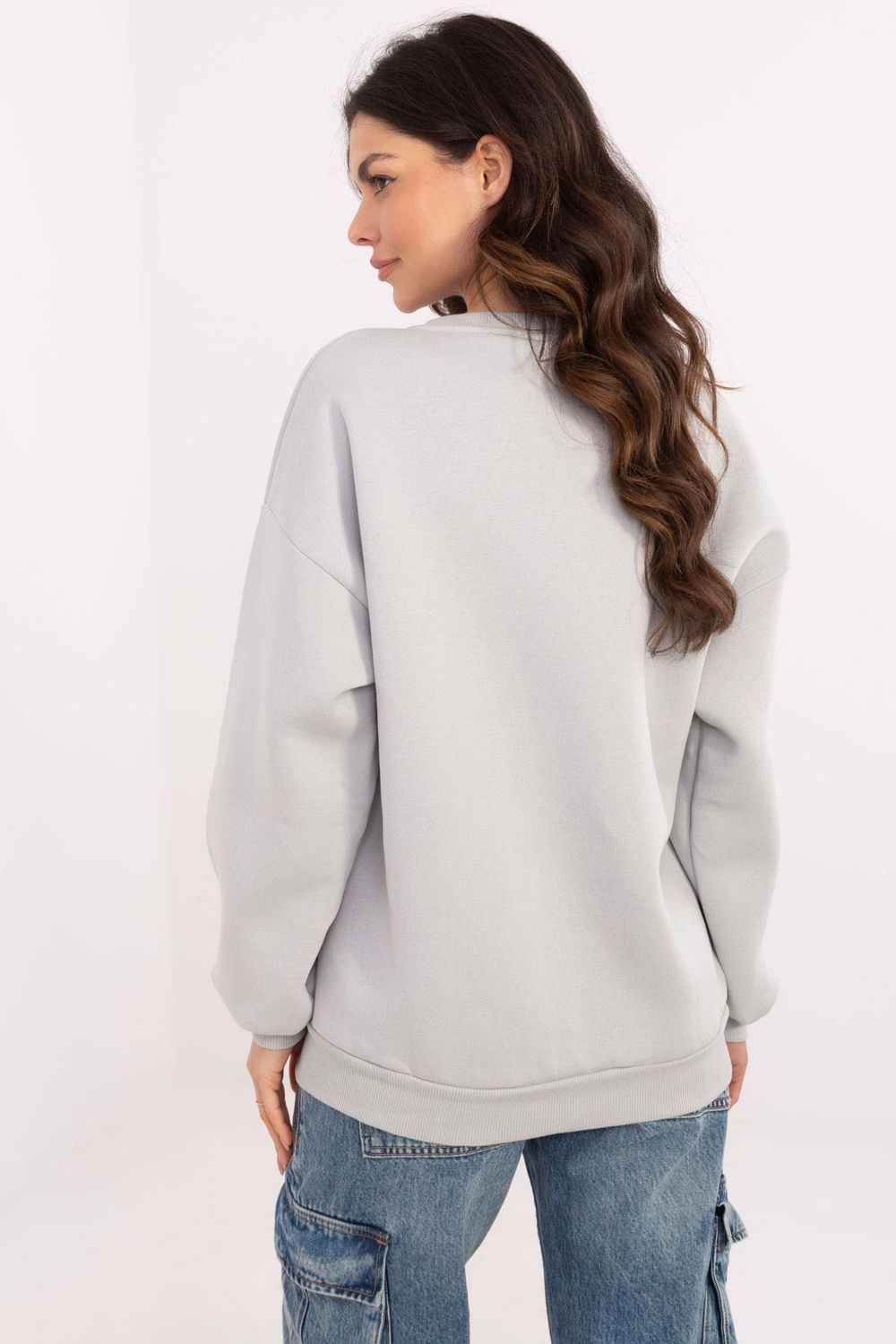 T-shirt femme Factory Price Sweatshirt Sweatshirt — gris