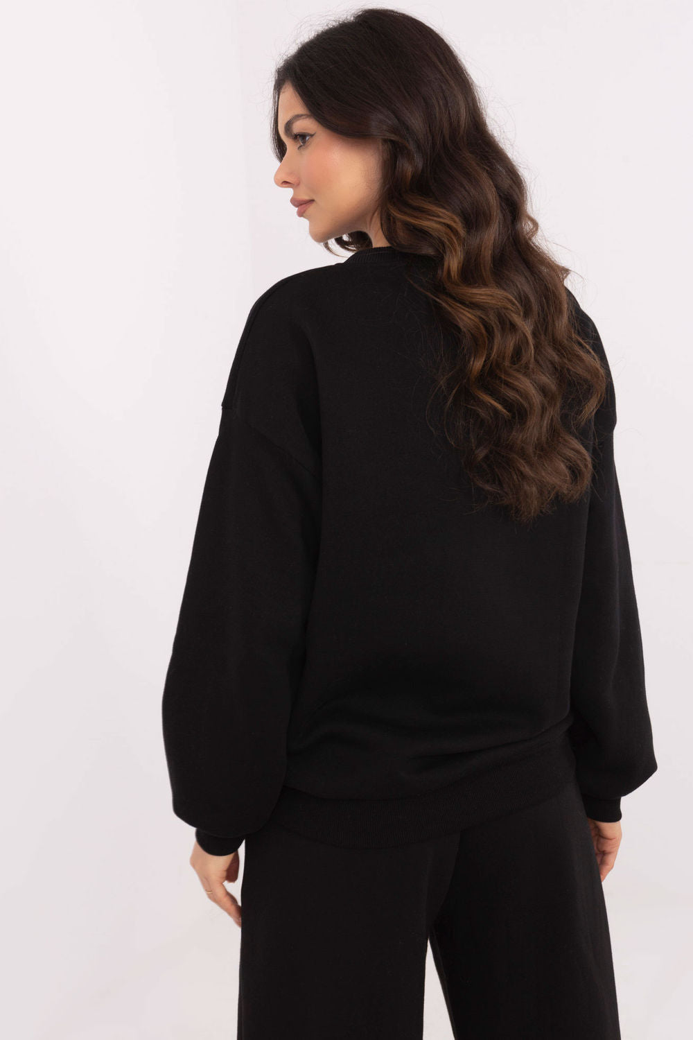 T-shirt femme Factory Price Sweatshirt Sweatshirt — noir