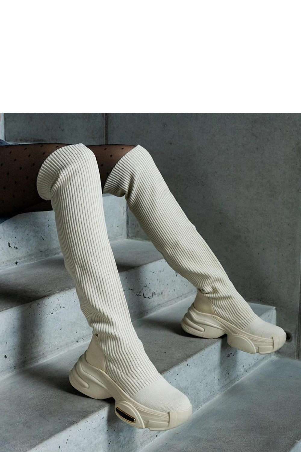 Bottes femme Solea Cuissardes Cuissardes — beige