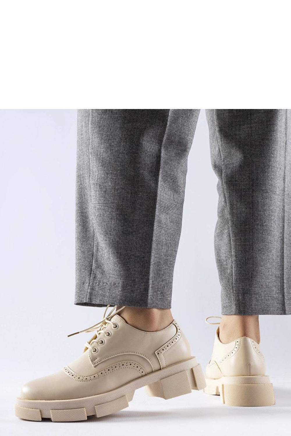 Bottes femme Solea Chaussures Basses Chaussures — beige