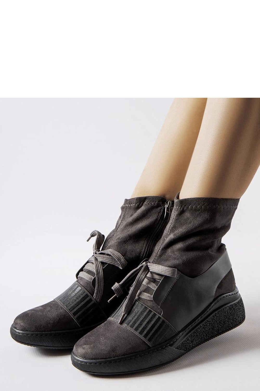 Bottes femme Solea Cothurnes Cothurnes — gris