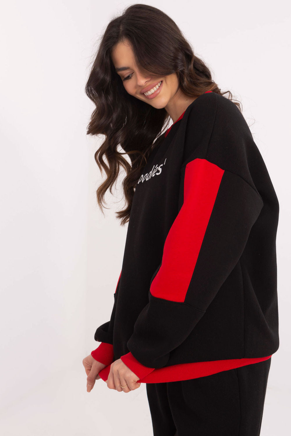 T-shirt femme Factory Price Sweatshirt Sweatshirt — noir