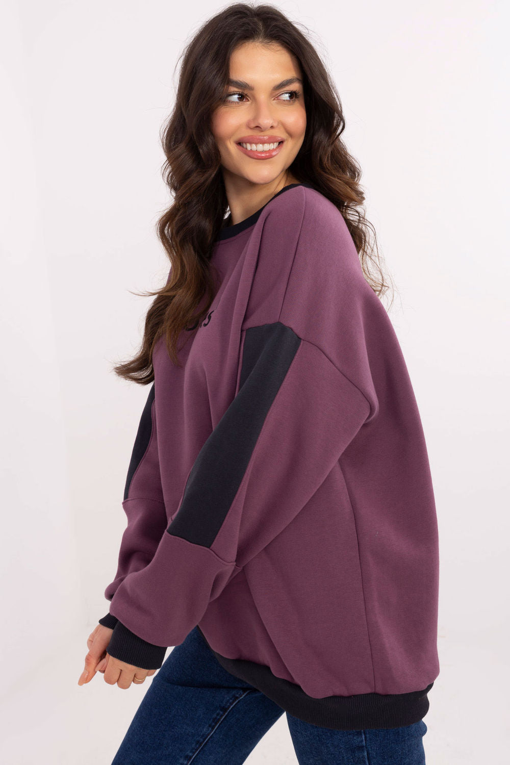T-shirt femme Factory Price Sweatshirt Sweatshirt — violet