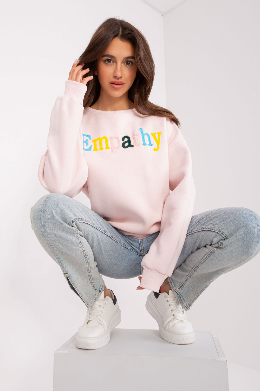 T-shirt femme Factory Price Sweatshirt Sweatshirt — rosé